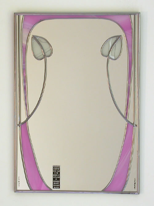Charles Rennie Mackintosh Rectangle Bud & Swirl Mirror